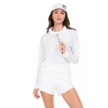 Load image into Gallery viewer, Lucky In Love High Neck Womens Tennis Pullover - WHITE 110/XL
- 3