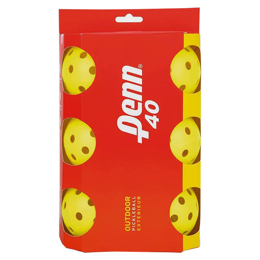 Penn 40 Outdoor Pickleball Balls 6-Pack - Default Title