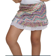 Load image into Gallery viewer, Sofibella UV Colors Ruffle 11in Girls Tennis Skirt - Missona/L
 - 4