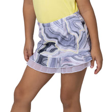 Load image into Gallery viewer, Sofibella UV Colors Ruffle 11in Girls Tennis Skirt - Quartz/L
 - 3