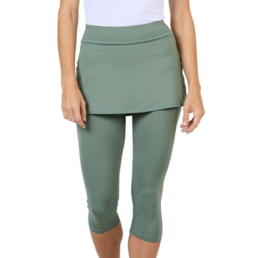 Sofibella Abaza WMNS Tennis Skirt w/Capri Leggings - Army/2X