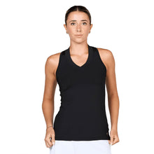 Load image into Gallery viewer, Sofibella UV Colors Racerback Wmns Tennis Tank Top - Black/XL
 - 10