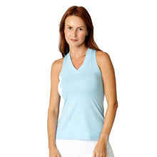 Load image into Gallery viewer, Sofibella UV Colors Racerback Wmns Tennis Tank Top - Cloud/2X
 - 13