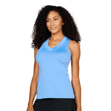 Load image into Gallery viewer, Sofibella UV Colors Racerback Wmns Tennis Tank Top - Periwinkle/XL
 - 8