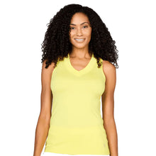 Load image into Gallery viewer, Sofibella UV Colors Racerback Wmns Tennis Tank Top - Sunshine/XL
 - 24