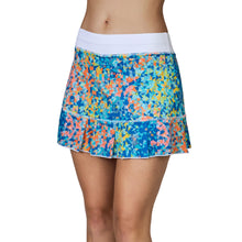Load image into Gallery viewer, Sofibella UV Colors Print 14in Womens Tennis Skirt - Confetti/2X
 - 12