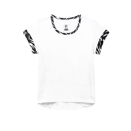 Fila Core Girls Short Sleeve Tennis Shirt - 2