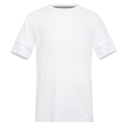 Fila Core Doubles Boys Tennis Shirt - WHITE 100/L