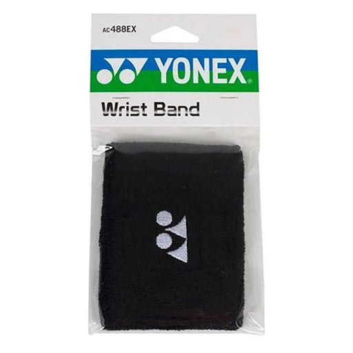 Yonex Black Wide Wristband - Black