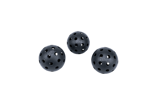 Black Pickleballs - Pack of 3