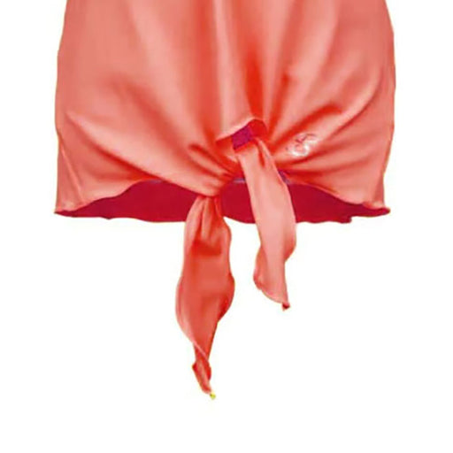 Sofibella UV Colors White Girl SS Tie Tennis Shirt