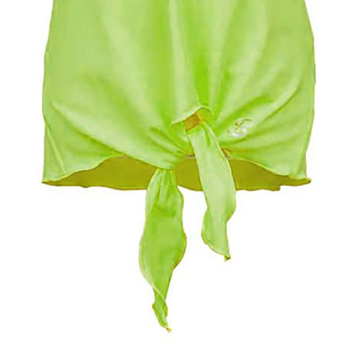 Sofibella UV Colors White Girl SS Tie Tennis Shirt