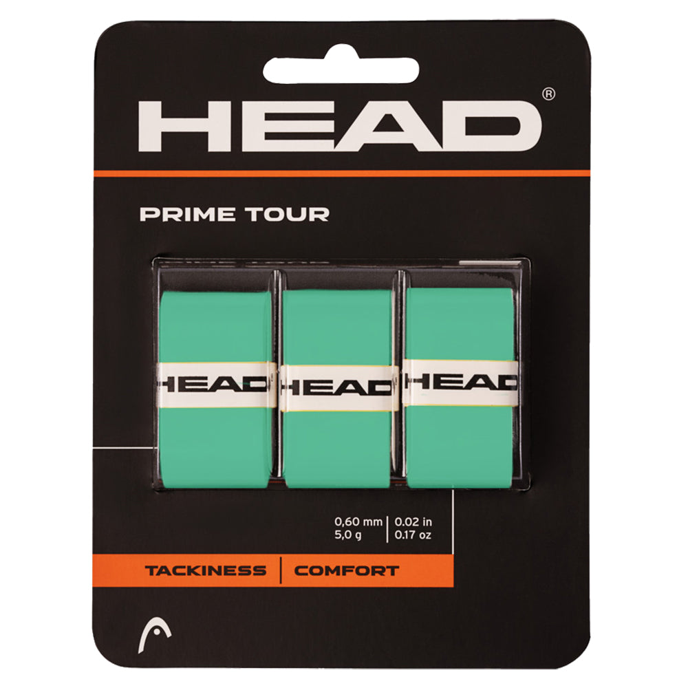 Head Prime Tour 3 Pack Mint Overgrip - Mint