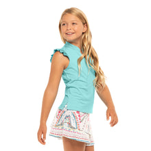 Load image into Gallery viewer, Lucky in Love Pleat Me Up Girls SL Polo
 - 6