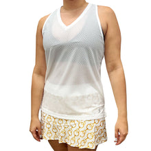 Load image into Gallery viewer, Sofibella Airflow Muscle Wht Wmns Tennis Tank Top - White/2X
 - 12