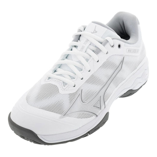 Mizuno Wave Exceed Light AC Womens Tennis Shoes - WHITE/SLVR 0073/B Medium/11.0
