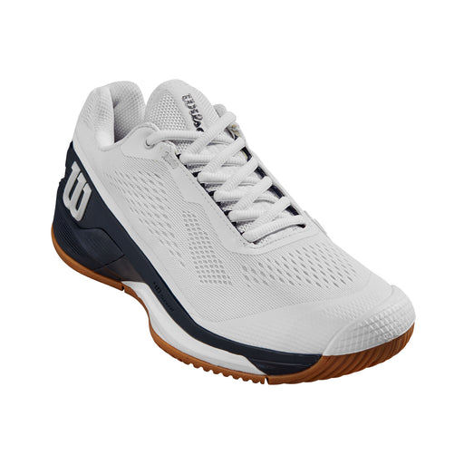 Wilson Rush Pro 4.0 Mens Tennis Shoes - White/Navy/Gum/D Medium/13.0