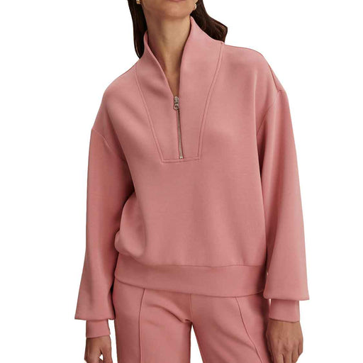 Varley Davidson Womens Half Zip Sweatshirt - Brandy Rose/L