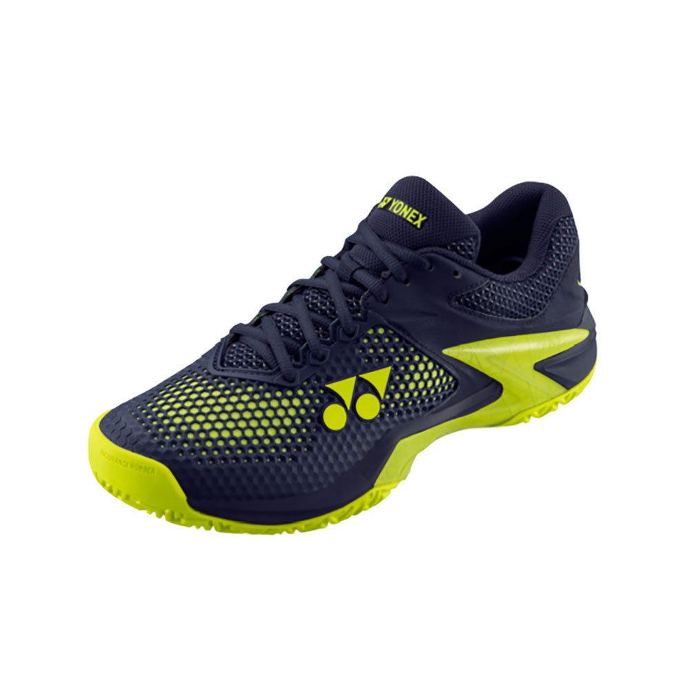 Yonex Power Cushion Eclipsion 2 Mens Tennis Shoes - Navy/Yellow/D Medium/7.0