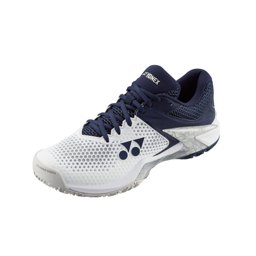 Yonex Power Cushion Eclipsion 2 Mens Tennis Shoes - White/Navy/D Medium/7.5