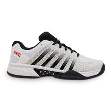Load image into Gallery viewer, K-Swiss Express Light Mens Pickleball Shoes - White/Black/Red/D Medium/13.0
 - 15