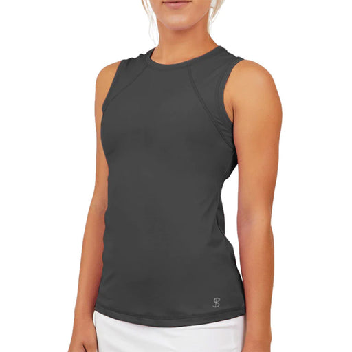Sofibella UV Colors Womens Sleeveless Tennis Sh - Gray/2X