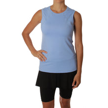 Load image into Gallery viewer, Sofibella UV Colors Womens Sleeveless Tennis Sh - Periwinkle/2X
 - 4