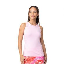 Load image into Gallery viewer, Sofibella UV Colors Womens Tennis Tank - Cotton Candy/2X
 - 7
