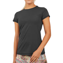 Load image into Gallery viewer, Sofibella UV Colors SS Wmns Tennis Shirt - Gray/S
 - 3
