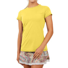 Load image into Gallery viewer, Sofibella UV Colors SS Wmns Tennis Shirt - Sunshine/2X
 - 10