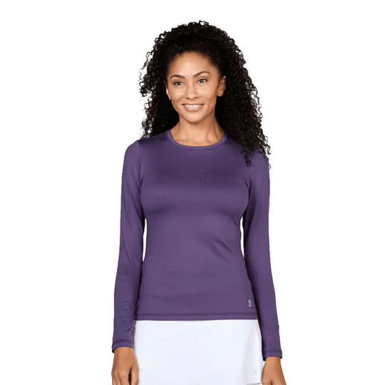 Sofibella UV Colors Womens Long Sleeve Tennis Shirt