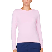 Load image into Gallery viewer, Sofibella UV Colors Womens LS Tennis Shrt - Cotton Candy/2X
 - 4
