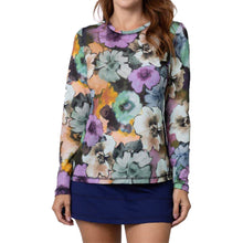 Load image into Gallery viewer, Sofibella Airflow Womens Long Sleeve Tennis Shirt - Rosetta/2X
 - 8