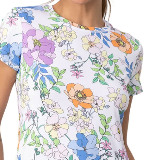 Sofibella UV Feather Womens Tennis SS Shirt