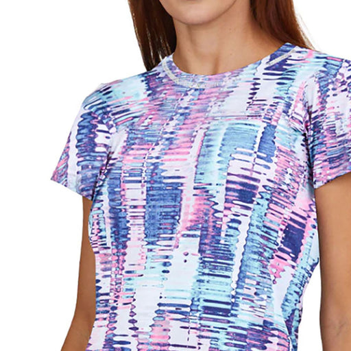 Sofibella UV Feather Womens Tennis SS Shirt