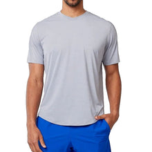 Load image into Gallery viewer, SB Sport Classic V Neck Mens SS Tennis Shirt - Silver Melange/1X
 - 10
