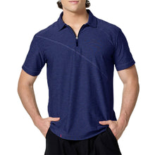 Load image into Gallery viewer, SB Sport Short Sleeve Mens Tennis Polo - Navy Melange/1X
 - 8