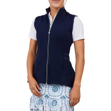 Load image into Gallery viewer, Sofibella Womens Tennis Vest - Navy/XL
 - 3