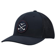 Load image into Gallery viewer, Mizuno Crossed Clubs Meshback Hat - Navy/One Size
 - 4
