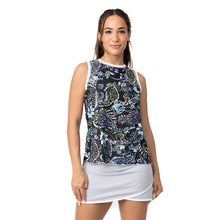 Load image into Gallery viewer, Sofibella Airflow Sleeveless Womens Tennis Tank - Garden/2X
 - 2