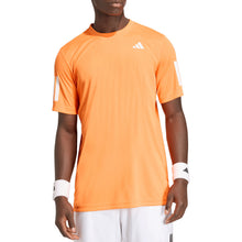 Load image into Gallery viewer, Adidas Club 3 Stripes Mens Tennis Shirt 1 - Pure Orange/XL
 - 1