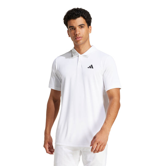 Adidas Club 3 Stripes Mens Tennis Polo 1
