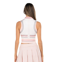 Load image into Gallery viewer, KSwiss Accelerate Crop Flamingo Womens Tennis Tank
 - 3