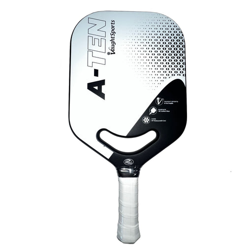 Vaught Sports A-Ten Pickleball Paddle - White/Black/4 3/8