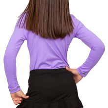 Load image into Gallery viewer, Sofibella UV Long Sleeve Girls Tennis Shirt 1
 - 10