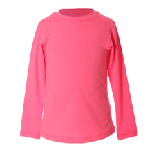 Load image into Gallery viewer, Sofibella UV Long Sleeve Girls Tennis Shirt 1 - Neon Pink/L
 - 5