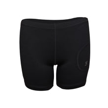 Load image into Gallery viewer, Sofibella 5 in Womens Tennis Shorties - Black/XL
 - 1