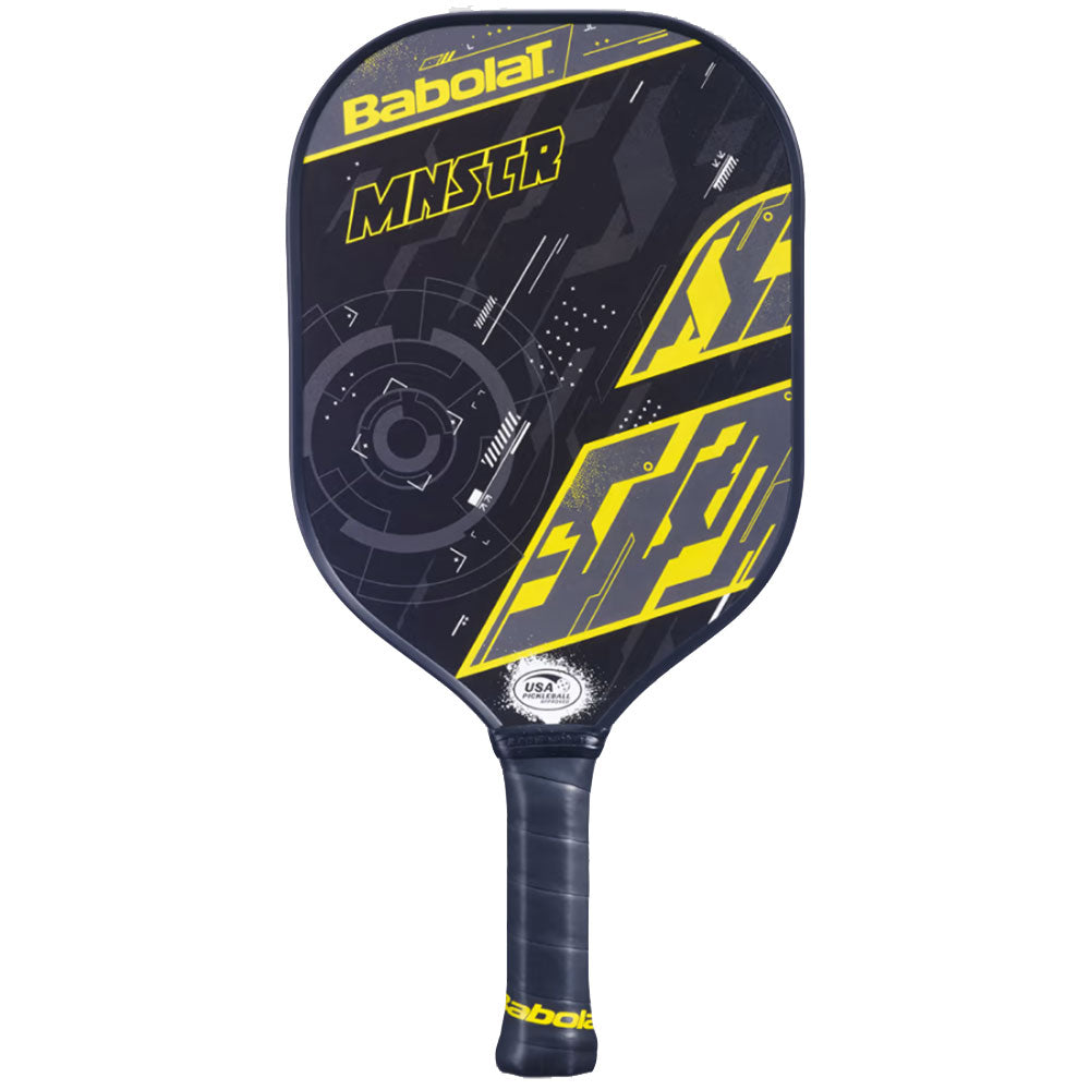 Babolat MNSTR+ Pickleball Paddle 2024 - Black/Yellow/4/8.1 OZ