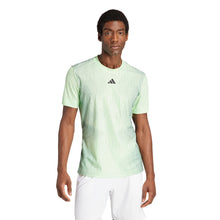 Load image into Gallery viewer, Adidas Airchill Freelift Pro Mens Tennis T-Shirt - Semi Green/XL
 - 6