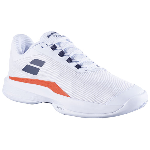 Babolat JET Tere 2 Mens Tennis Shoes - Wht/Strike Red/D Medium/13.0